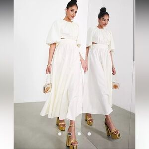 ASOS Cream Maxi Dress